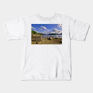 Derwentwater Shoreline at Keswick, Cumbria Kids T-Shirt